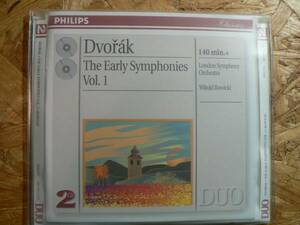 輸入盤2CD ドヴォルザーク 初期の交響曲 1/ロヴィツキ