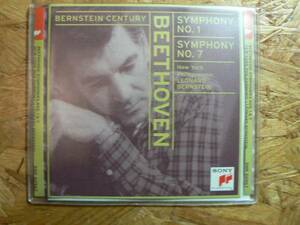 輸入盤CD ベートーヴェン 交響曲第1&7番/バーンスタイン