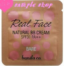  stock disposal * vanilla ko* real face natural BB cream BARE sample ⑥ sheets 