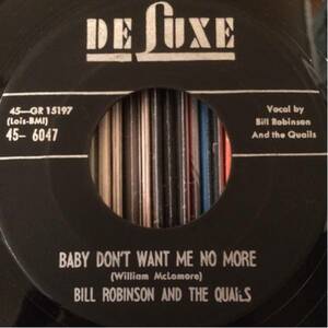 BILL ROBINSON 7inch I KNOW SHE'S GONE Doo Wop ロカビリー