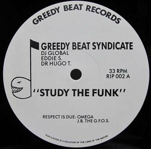 (CUT UP/MEGA MIX) GREEDY BEAT SYNDICATE - STUDY THE FUNK 12