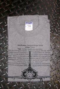 no1506　M MILITARY　print　Tシャツ(mirage200B)　gy