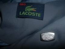 ファブリカ 正規品 本物 ラコステ ダウンジャケット 上品 オシャレ 紳士 大人の アウター 高級 LACOSTE 金属 ワニ ロゴ 50/3 暖かい!_画像3