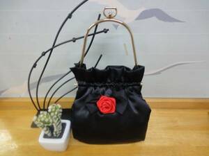  free shipping price cut * red rose Point * party back * black 
