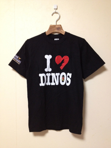 [即決古着]I LOVE DINOS/Tシャツ/半袖/プリント/黒/ブラック/anvil製/S