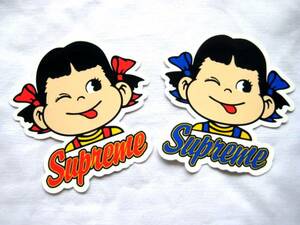 販売中止！２枚セット15S/S Supreme Candy Teeシュプリーム キャンディー ペコちゃん ステッカー