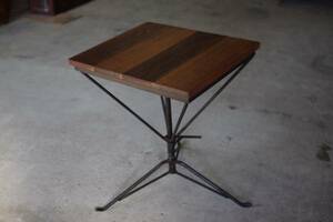  old atelier. rotation working bench iron legs table V antique industry series store furniture 