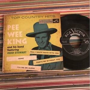 US Orig PEE WEE KING 7ep TOP COUNTRY HITS ロカビリー