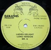 (OLD SCHOOL RAP/DISCO) MR.Q - LADIES DELIGHT 12インチ_画像2