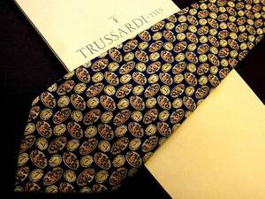 0^o^0ocl!ra0748 beautiful goods Trussardi [ clock ] necktie 