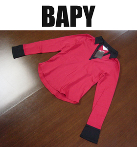 BAPY Bapy рубашка с длинным рукавом / cut and sewn 