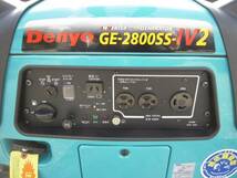 デンヨー（製　防音型インバータ発電機[GE-2800SS-IV2]在庫処分売切り/ 未使用品１台_画像3