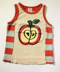 [Comcom Power] Baby*Appling Print*Top Top*XXS*80CM*