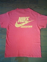 非売品!!イベント限定 ナイキ Tシャツヴィンテージ「NIKE GEORGETOWN バックロゴ Tシャツ」古着//レトロ_画像3