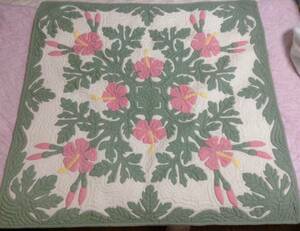  Hawaiian quilt * tapestry [ hibiscus ] Hawaii 