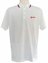 スリクソンゴルフ 春夏モデル SRIXON 半袖ポロシャツ 50％ＯＦＦ (Ｍ寸) ホワイト_画像1
