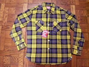 ★ Geki Rare ★ kimtaku в [Levis Flannel Frunk] L Размер Желтый Такуя Кимура Леви