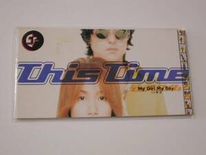 即決◆This Time 　 My Girl My Boy 　/8cmCD/未開封