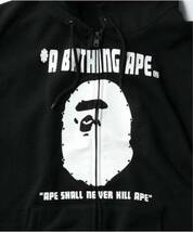 A BATHING APE スワロフスキー パーカー S ブラック 限定_画像2