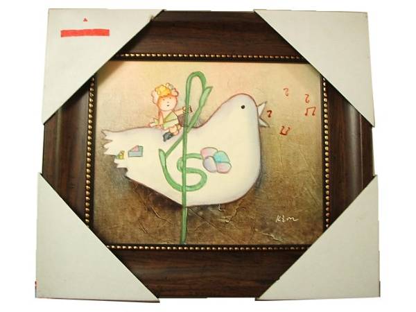 Overseas miscellaneous goods Painting Heartwarming Bird Korea Copy Free Shipping [Pza], artwork, painting, others