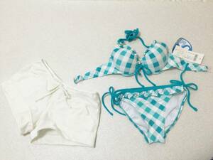 * swimsuit 9M* beach Dream * wire bikini * short bread attaching *3 point swimsuit 