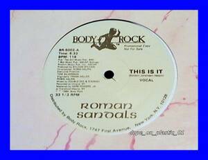 Roman Sandals / This Is It/US Original/5点以上で送料無料、10点以上で10%割引!!!/12'