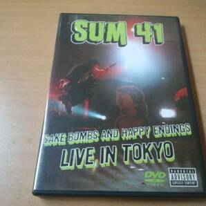 SUM41 DVD「酒・ボム&ハッピー・エンディングスLIVE IN TOKYO ●