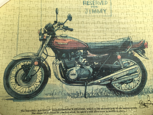  rare rare out of print! Kawasaki Z1 Z2 jigsaw puzzle final product that time thing old car deco truck highway racer FX GPZ Zephyr jdm Honda Yamaha Suzuki 