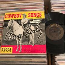 BING CROSBY 10inch COWBOY SONGS VOL.2_画像1