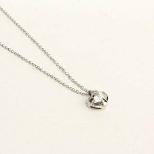  серебряный *SV* diamond *0.01ct* подвеска * колье 