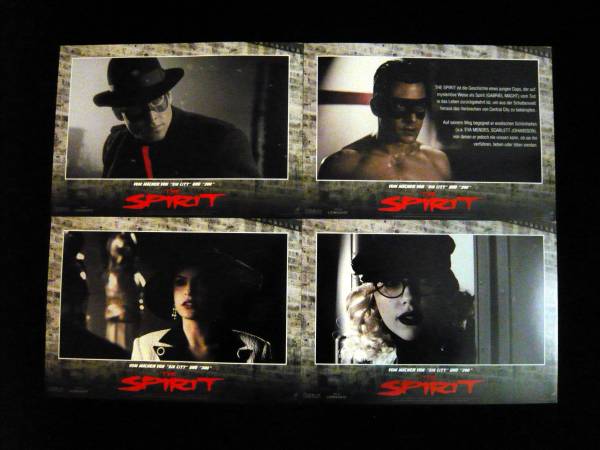 Оригинальный набор карточек для лобби The Spirit, немецкая версия, фильм, видео, Товары, связанные с кино, фотография