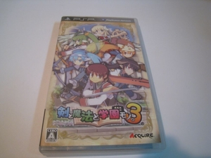 PSP 剣と魔法と学園モノ。3 アクワイア
