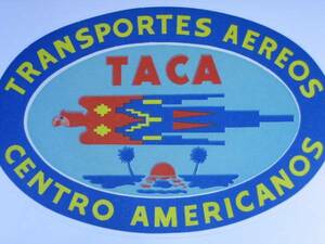 ▽▼58402▼▽＜LE*トラベルステッカー＞GOLDEN TRANSPORT*TACA TRANSPORTES AEREOS