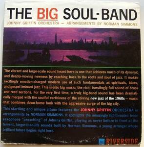 ◆ JOHNNY GRIFFIN / The Big Soul Band ◆ Riverside RLP-331 (blue:BGP:dg) ◆ W