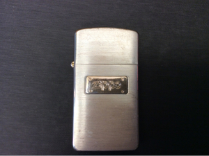 zippo ジッポ ライター 銀色×金色 喫煙グッズ服飾小物 中古品【2096】K