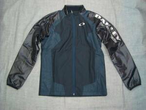 新品OAKLEY(オークリー)メンズENHANCE WIND WARM JACKET 4.8 BLACK/SILVER S