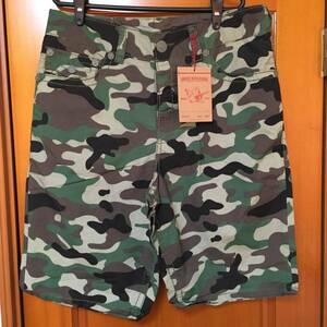 TRUE RELIGION CAMOUFLAGE SWIM SHORTS 水陸両用 　カモフラ