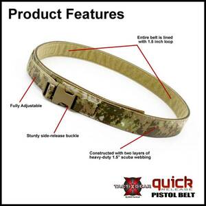  super-discount the truth thing QR Buckle Pistol Belt piste ru belt multi cam 