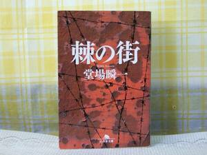 ●傑作警察小説●刺の街/堂場瞬一●定価800円/送料290円●状態良