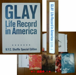  prompt decision *GLAY photoalbum Life Record in America gray price 10,500 jpy 