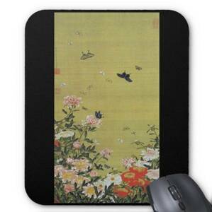 . wistaria ..[ moving ...]. inside [. medicine group butterfly map ]. mouse pad ( photo pad )