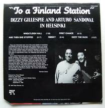 ◆ DIZZY GILLESPIE and ARTURO SANDOVAL In Helsinki / To a Finland Station ◆ Pablo 2310-889 ◆ X_画像2