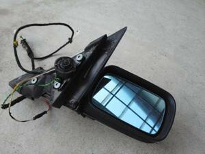 BMW 320 E46 door mirror right side used silver 