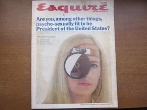 洋雑誌Esquireエスクァイア1968.6 米政府ホワイトハウス試験問題