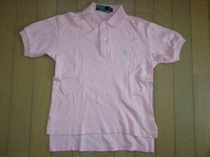  Ralph Lauren * pink. polo-shirt with short sleeves, man woman *S