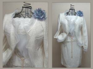 [ immediate bid ] large size 42 white circle 3S wedding * Event and so on!-graicly-