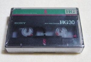 =SONY 8mm video cassette 30 minute HG30= unopened 