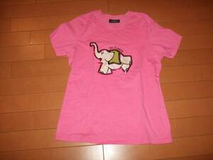  prompt decision * Jim Thompson . illustration T-shirt * pink 9 number degree 