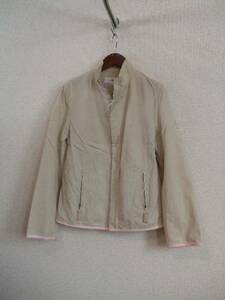 Ined beige zip -up blouson (используется) 11915②