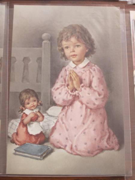 Picture★263 Christian Painting Christmas Card, antique, collection, printed matter, others